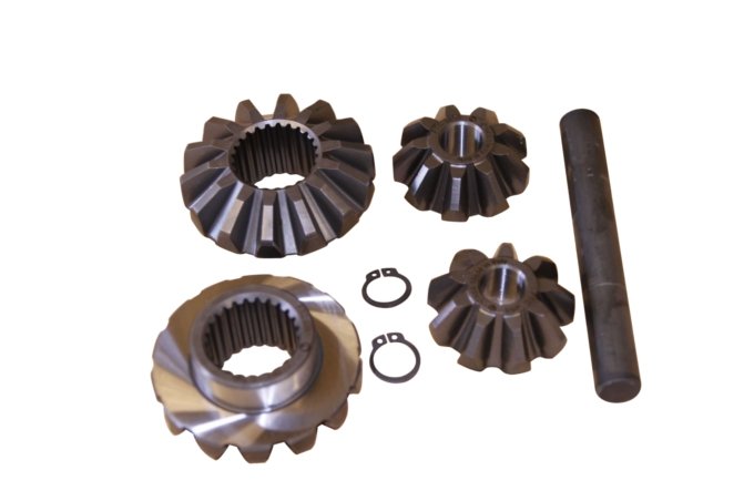 Komplet zębatek mechanizmu różnicowego mostu (półośka frez 24 zęby) zabezpieczenie segerem
