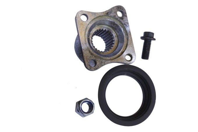 Flansza mechanizmu różnicowego mostu przód/tył RR P38 / tył Defender 110/130 od 2003 (flansza + śruba) bez simeringu