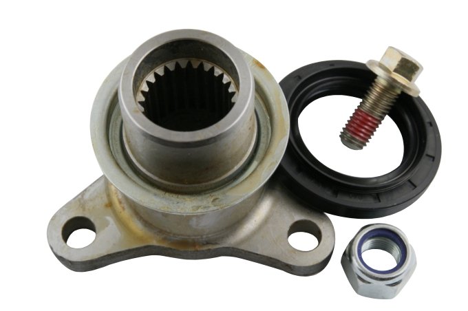 Flansza mechanizmu różnicowego mostu tył do gumy wału tył Discovery od 95 / Discovery II (flansza + simering + nakrętka) OE