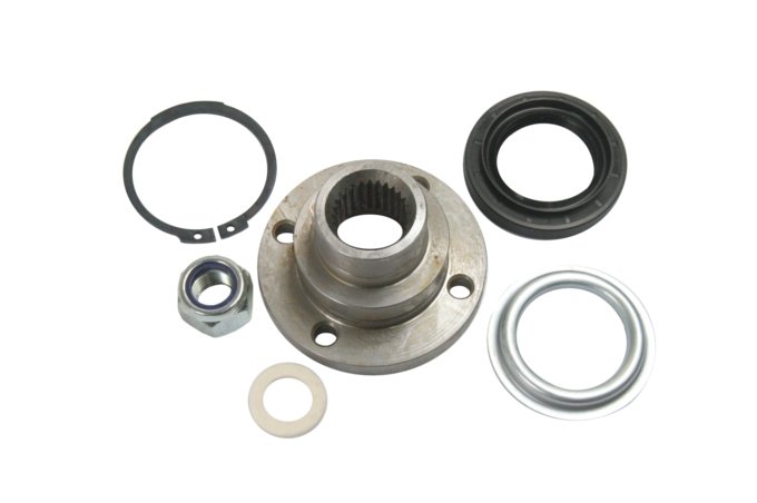 Flansza reduktora LT przód od 43D kpl. (flansza + simering + nakrętka)