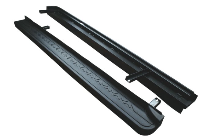 Stopnie zewnętrzne Discovery II (czarne) para