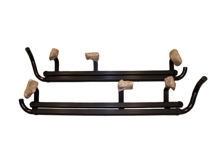 Stopnie zewnętrzne Defender 110 (czarne) para