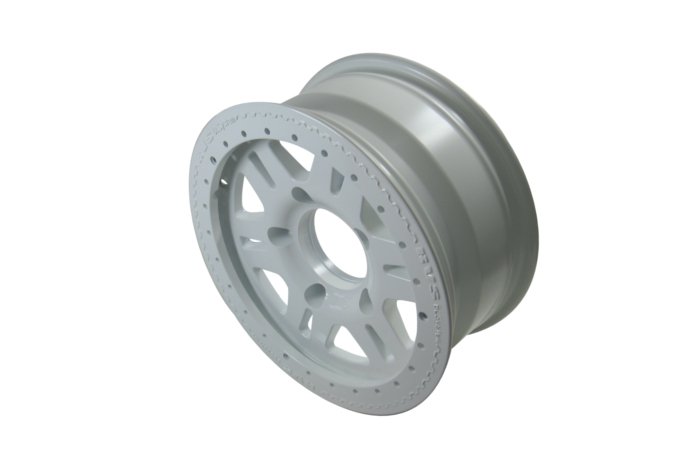 Felga aluminiowa Defender / Discovery / RR (7,0 x 16" / 5 x 165 / 20mm) Bead Lock (biała) Terrafirma