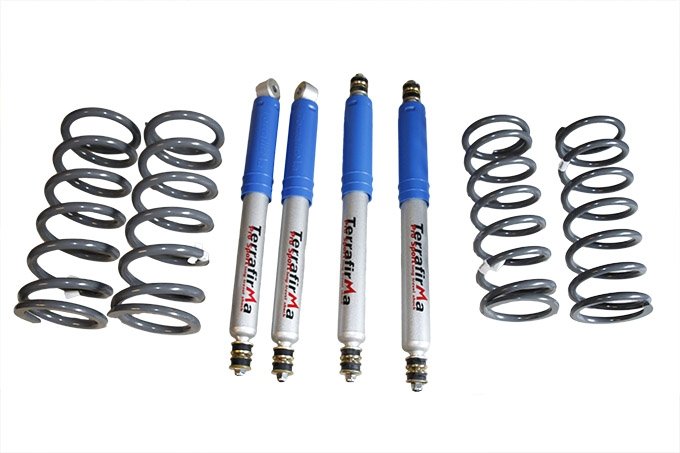 Zestaw zawieszenia Terrafirma Heavy Load - Pro Sport (+2") Defender 110/130 (amortyzatory + sprężyny / wymaga dyslokatorów)