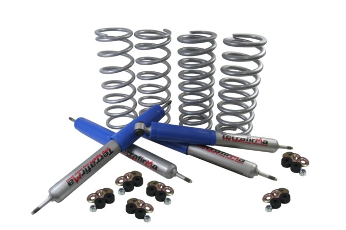 Zestaw zawieszenia Terrafirma Heavy Load - Pro Sport (+2") Defender 90 / Discovery / RR (amortyzatory + sprężyny)