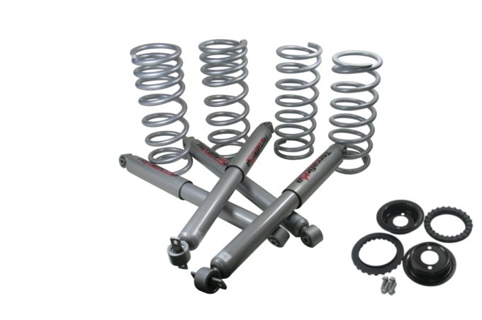 Zestaw do konwersji sprężyn zawieszenia Discovery II (+2") z amortyzatorami - Medium Load (sprężyny + amortyzatory / wymaga dyslokatorów) Terrafirma