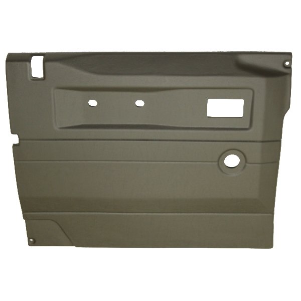 Tapicerka drzwi przód lewe Defender do 2006 (VIN:6A719521) (Dark Grey, manulane szyby)