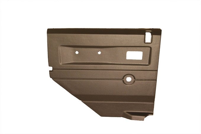 Tapicerka drzwi tył lewe Defender do 2006 (VIN:6A719521) (Light Grey, manulane szyby)