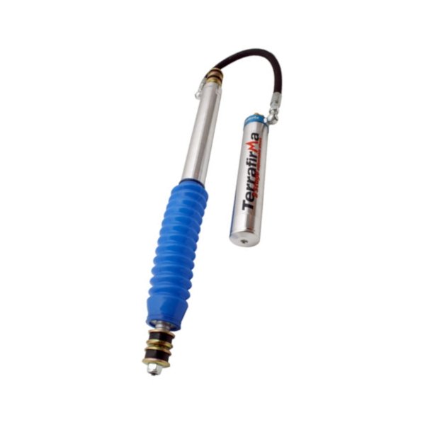 Amortyzator przód / tył Defender / Discovery / RR (+5") 8 Stage z zewnętrznym zbiornikiem gazu (z regulacją twardości) - Terrafirma (wymaga dyslokatorów)