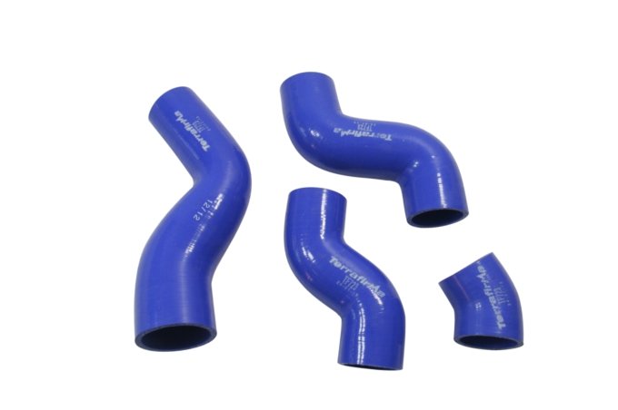 Komplet rur silikonowych turbo i intercooler Discovery II TD5 (niebieskie)
