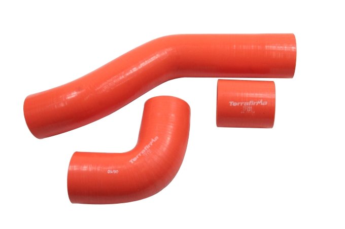 Komplet rur silikonowych turbo i intercooler Defender 300 TDI / Discovery / RR 200/300 TDI (pomarańczowe)
