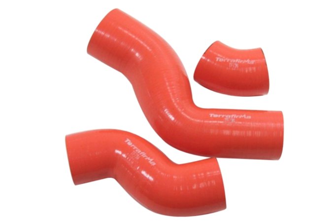 Komplet rur silikonowych turbo i intercooler Discovery II TD5 (pomarańczowe)