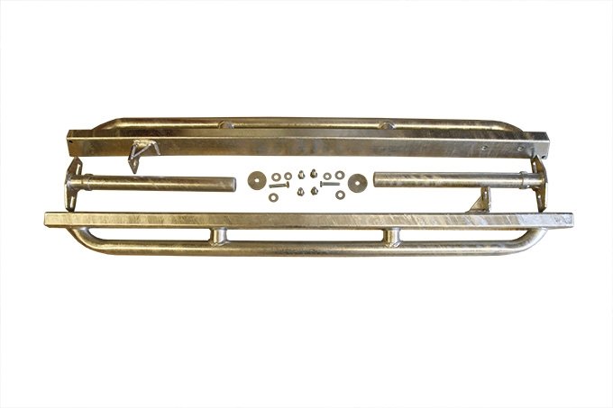 Progi boczne Defender 90 (z rurami) galwanizowane - Terrafirma