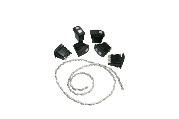 Zestaw przełączników (6 szt.) dodatkowych konsoli centralnej Defender