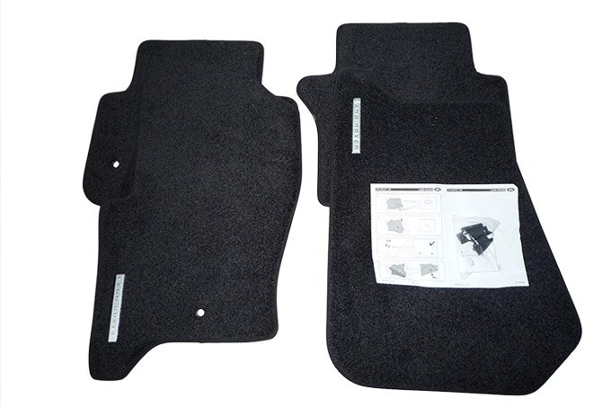 Dywaniki welurowe Discovery 3 / Discovery 4 kpl. na auto (Ebony Black)