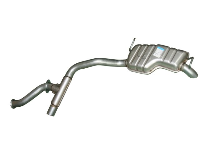 Tłumik tył RR P38 diesel / V8 prawy