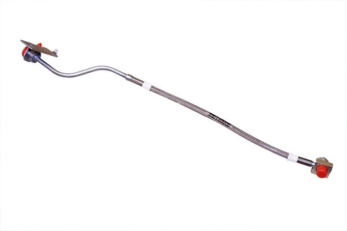 Przewód hamulcowy elastyczny przy zacisku tył lewy