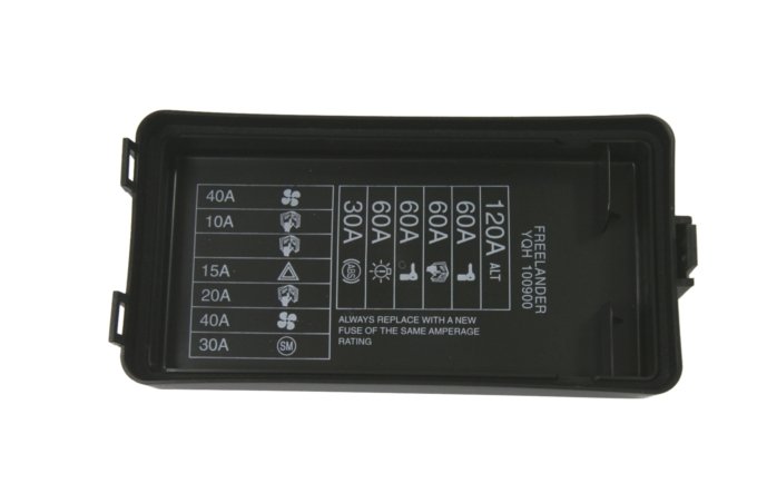 Pokrywa skrzynki bezpieczników Freelander do 2000 (VIN: YA999999)